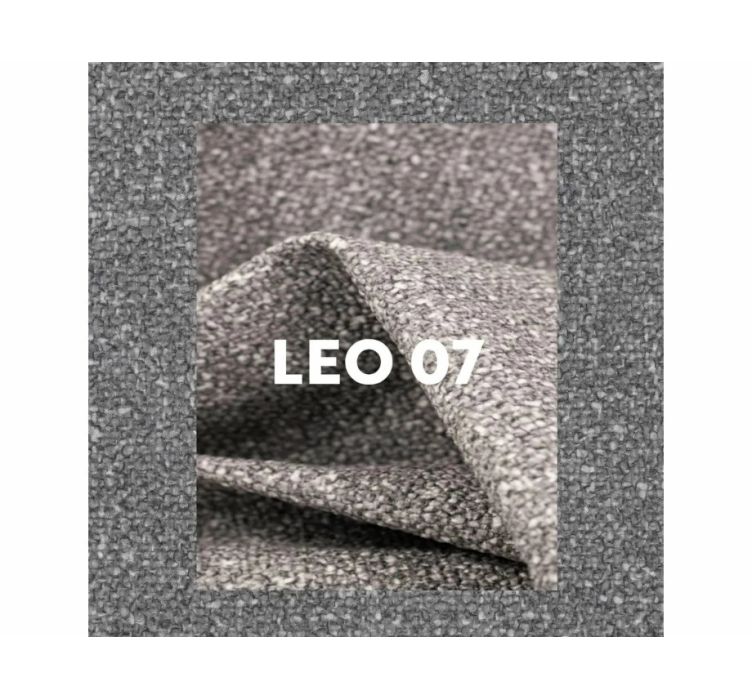 Стілець кухонний обідній м'який Notti Leo Сіра тканина / Чорний каркас4
